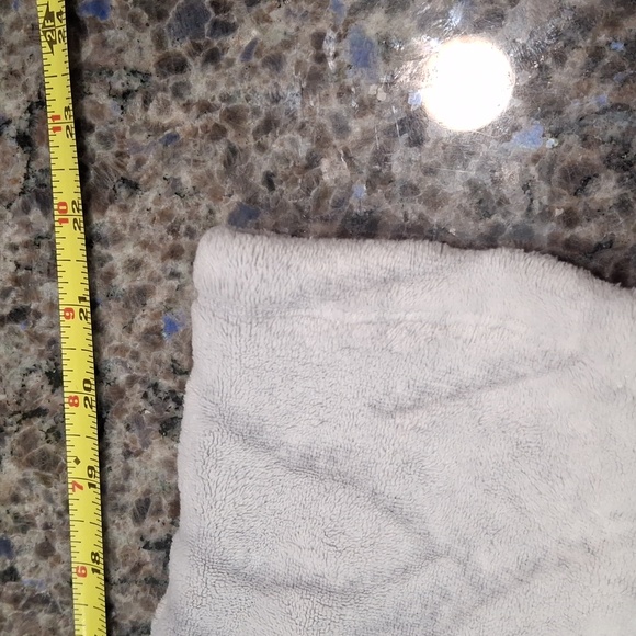 "ANNE KLEIN" Women's, SZ M, 100%polyester, grey and white, robe material dress - Picture 7 of 12